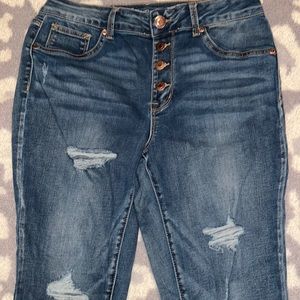 Maurices high rise skinny jeans.